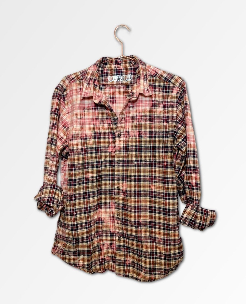 #2 Strawberry Cream Outlaw Flannel - One Size - miamidrugpossession