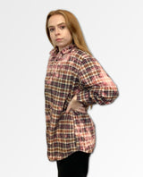 #2 Strawberry Cream Outlaw Flannel - One Size - miamidrugpossession