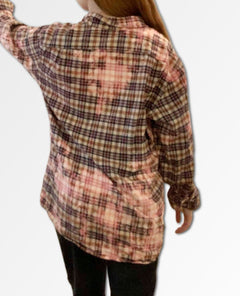 #2 Strawberry Cream Outlaw Flannel - One Size - miamidrugpossession