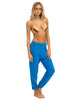 5 Stripe Ocean Blue Women's Sweatpant - miamidrugpossession