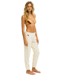 5 Stripe Vintage White Women's Sweatpant - clearpathherbicide