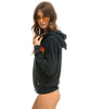 6 Stripe Hoodie Charcoal Serape Rainbow - clearpathherbicide