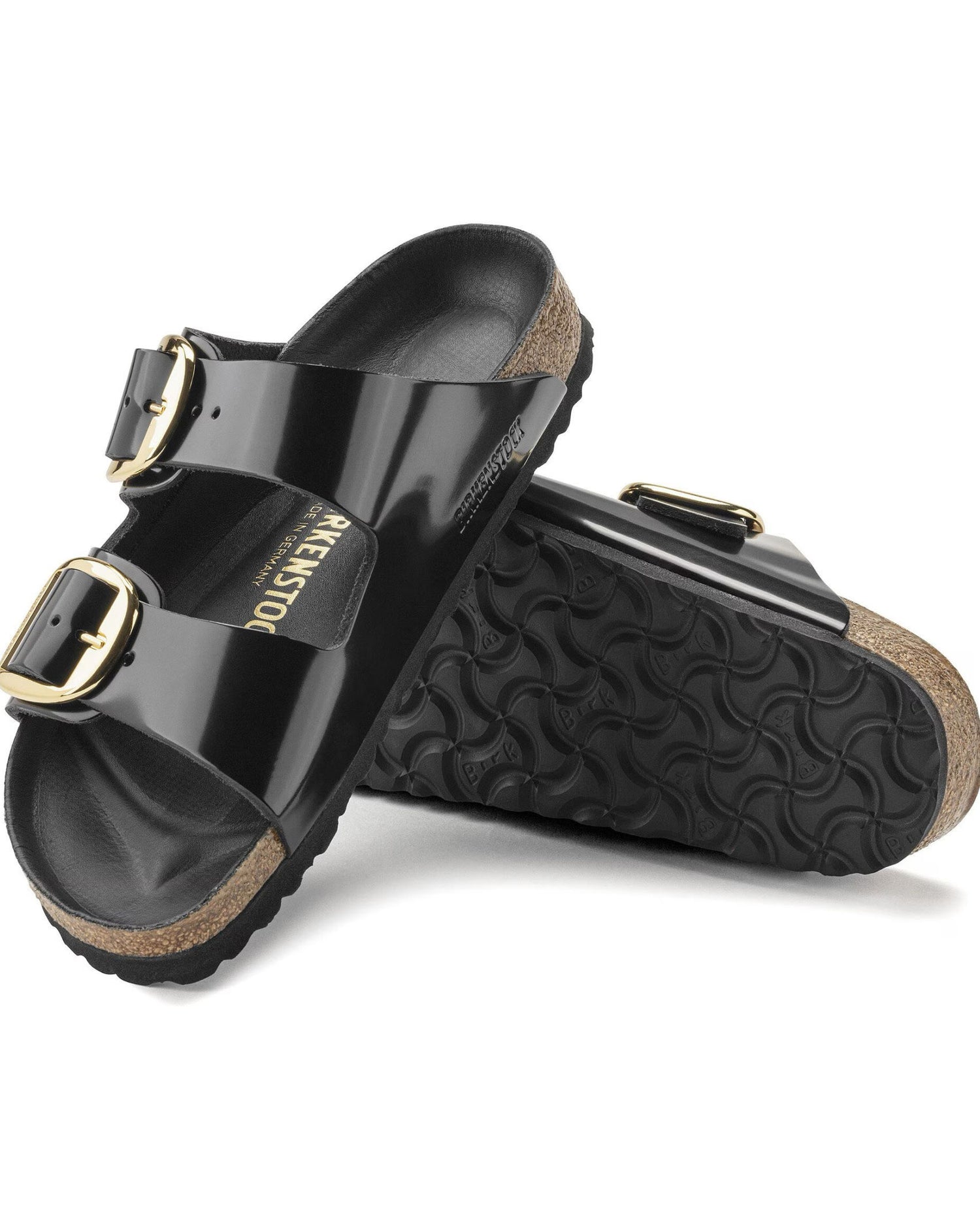 Arizona High Shine Black Birkenstock