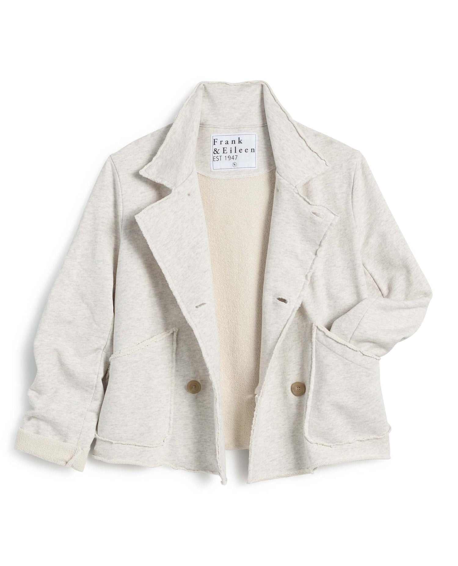 Mini Belfast Peacoat Heather White Melange Fleece