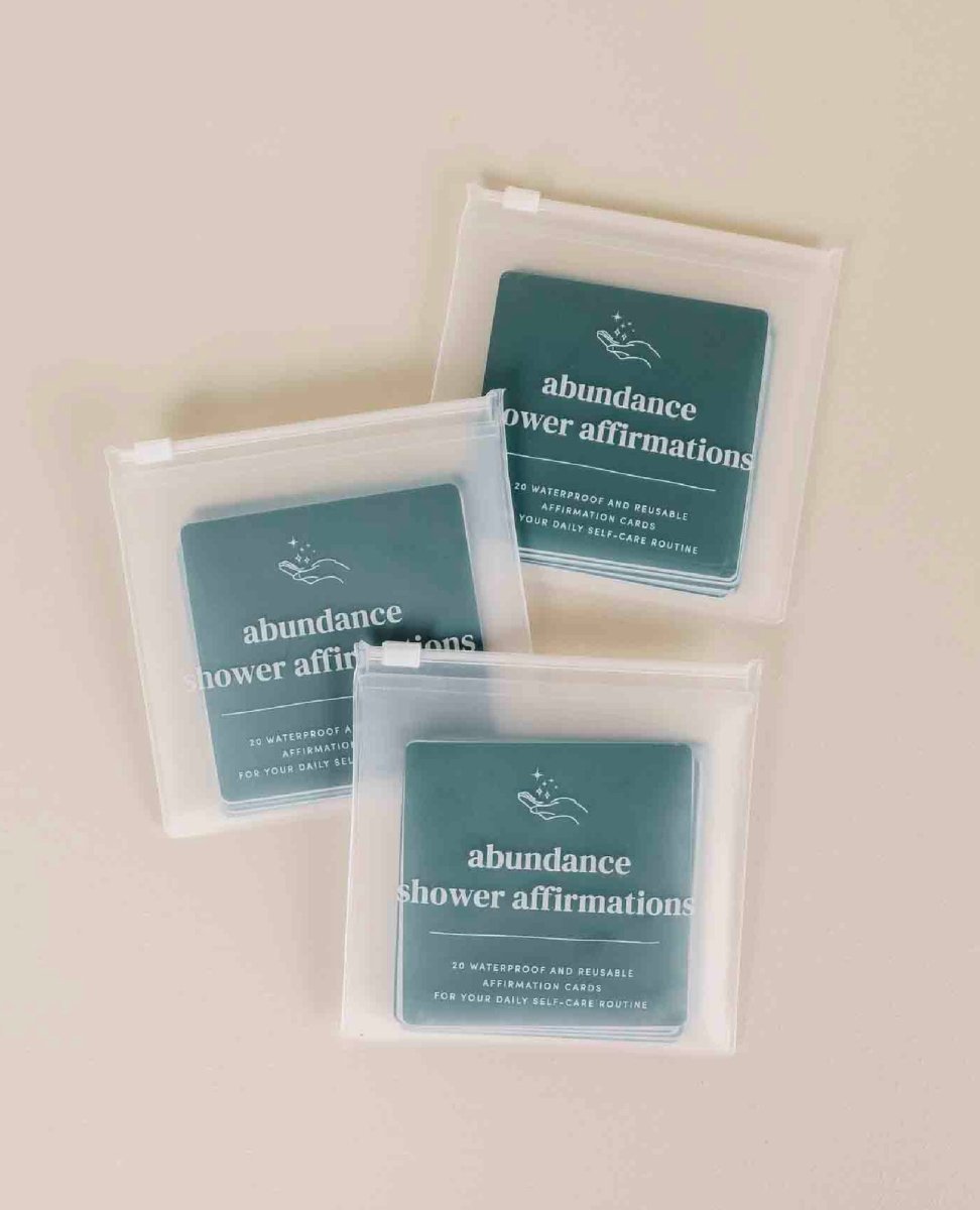 Abundance Shower Affirmation Cards - clearpathherbicide