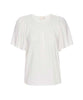 Acacia Smocked Flutter Sleeve Off White - clearpathherbicide