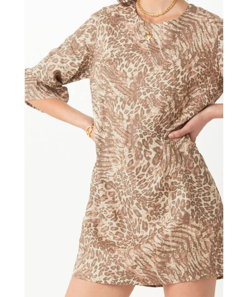 Ada Tunic Dress Leopard - miamidrugpossession