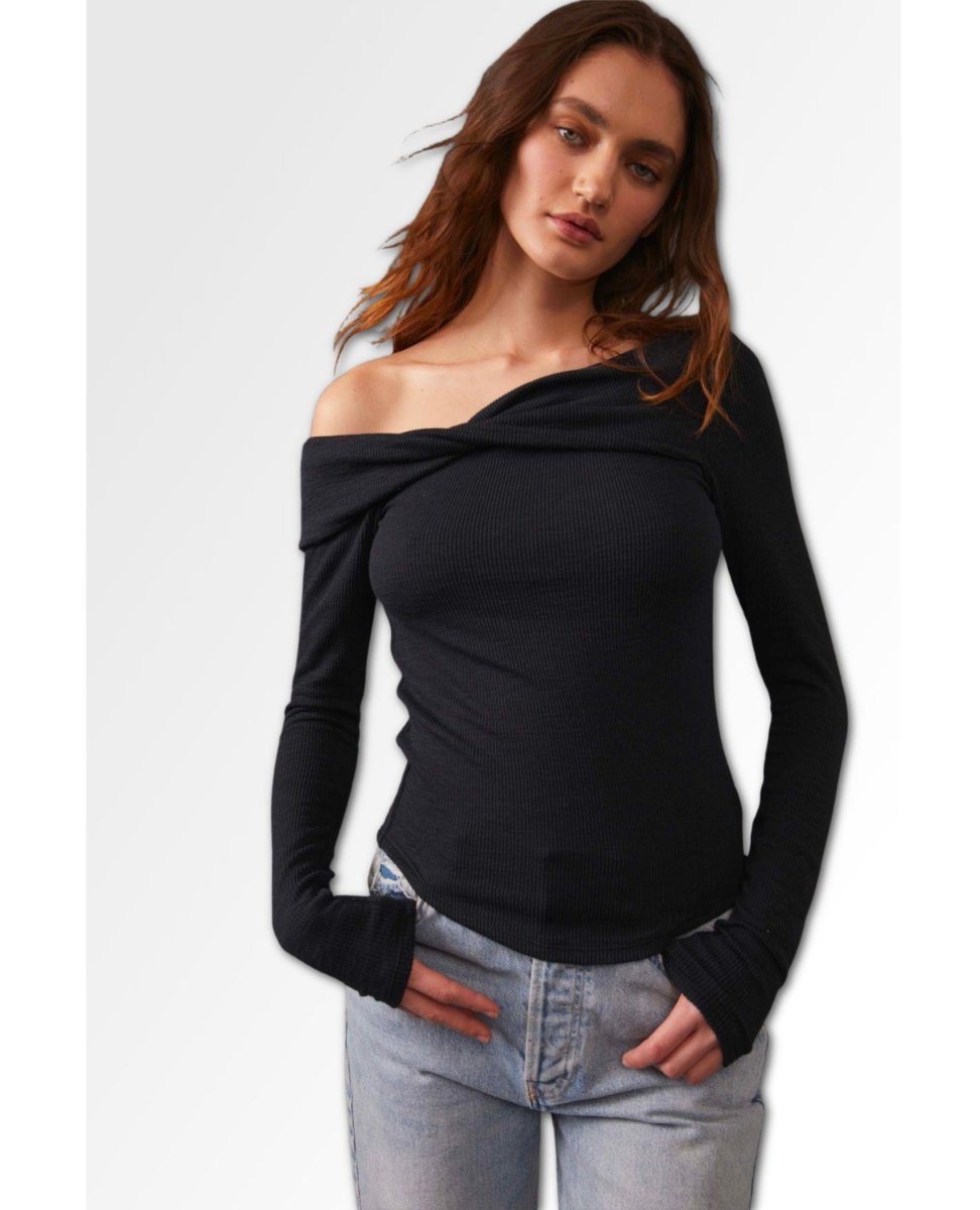 Addie Layering Top Black - clearpathherbicide