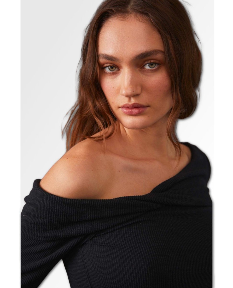 Addie Layering Top Black - miamidrugpossession