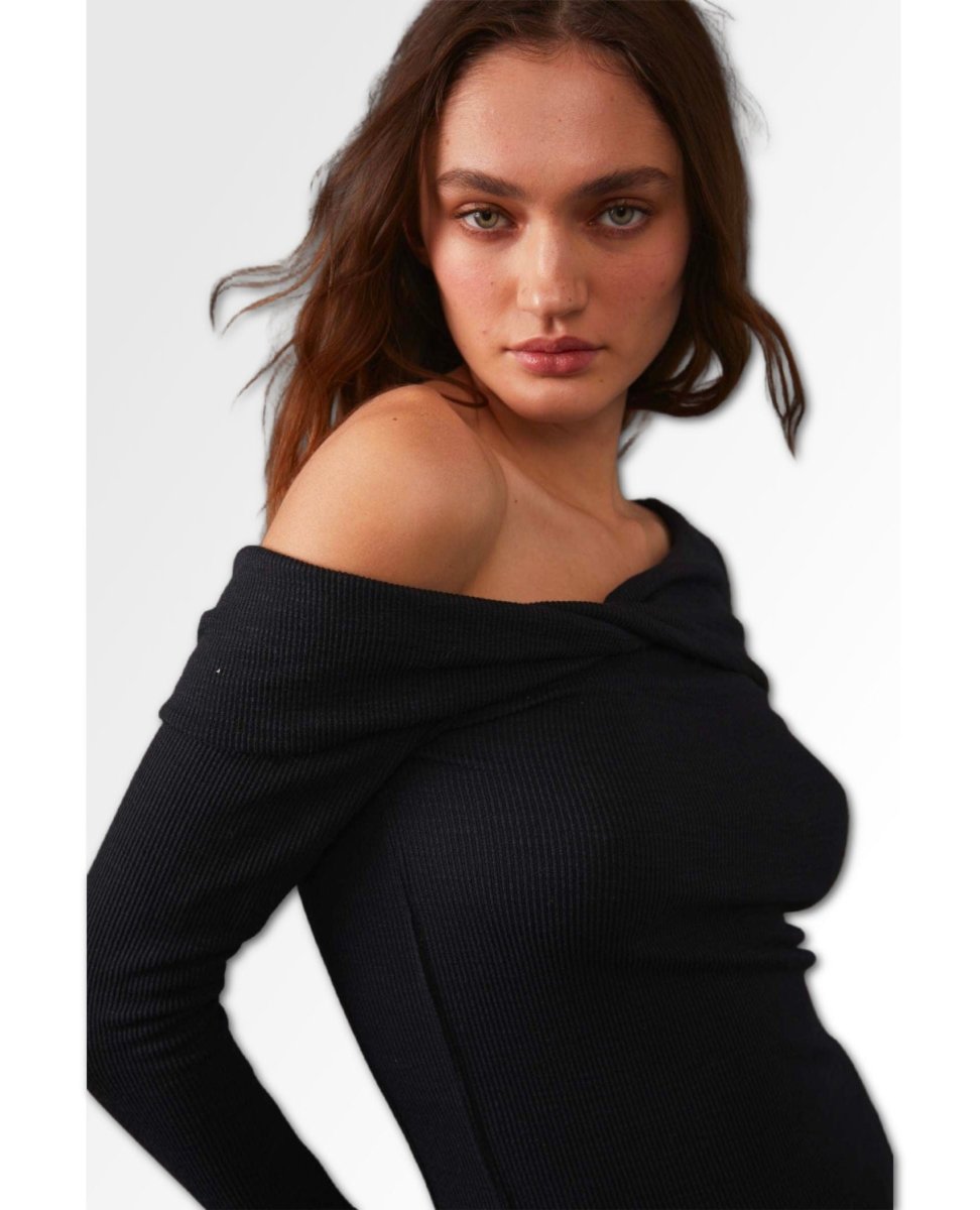 Addie Layering Top Black - miamidrugpossession