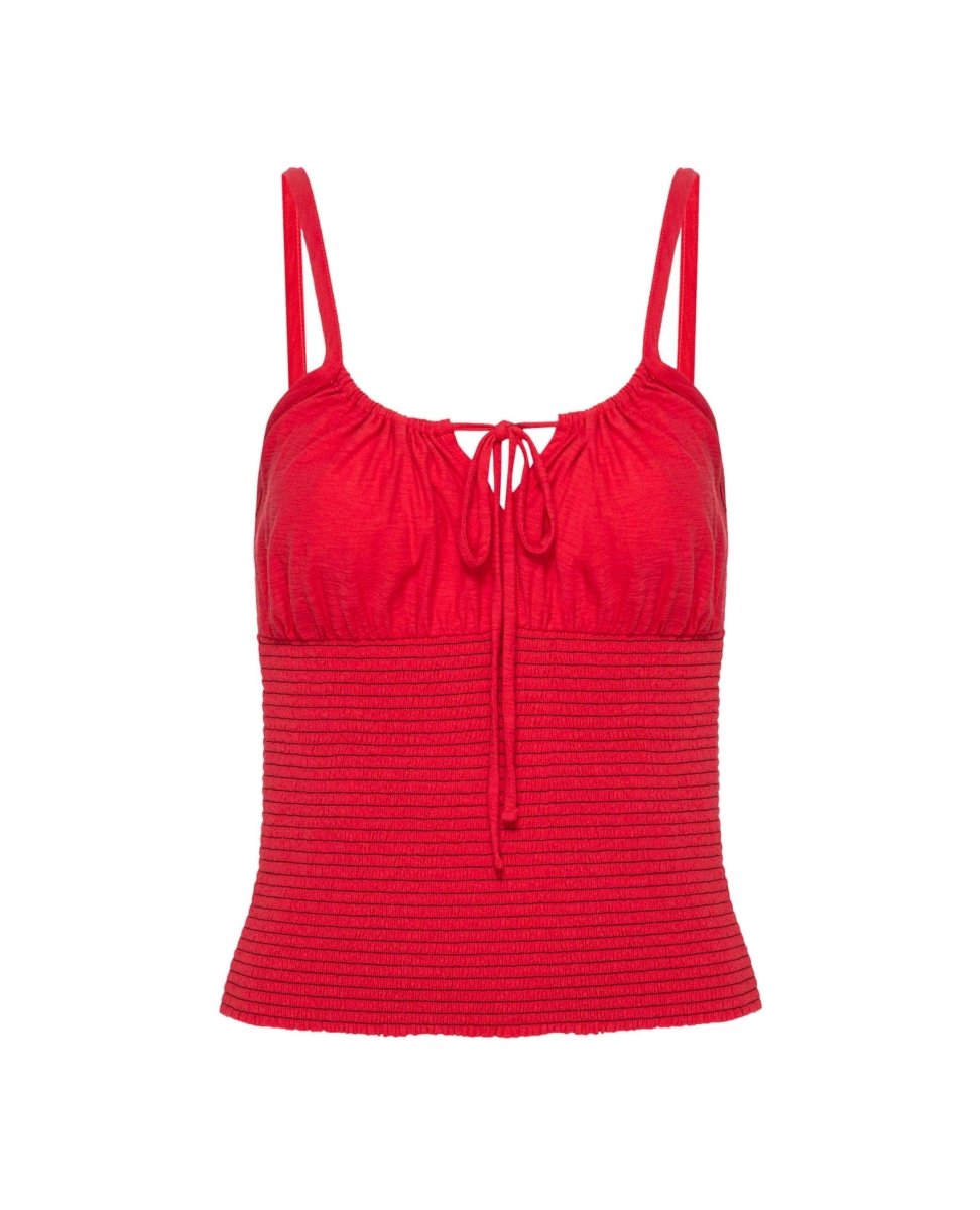 Adeline Chemise Tank Rouge - miamidrugpossession