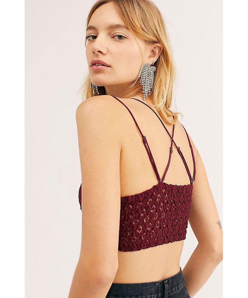 Adella Bralette Dark Red - miamidrugpossession