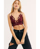 Adella Bralette Dark Red - miamidrugpossession