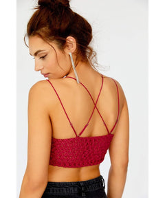 Adella Bralette Lipstick Red - miamidrugpossession