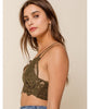 Adella Bralette Olive Sparrow - miamidrugpossession