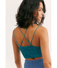 Adella Bralette Teal - miamidrugpossession