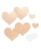 Adhesive Nippies Covers Creme Heart - miamidrugpossession