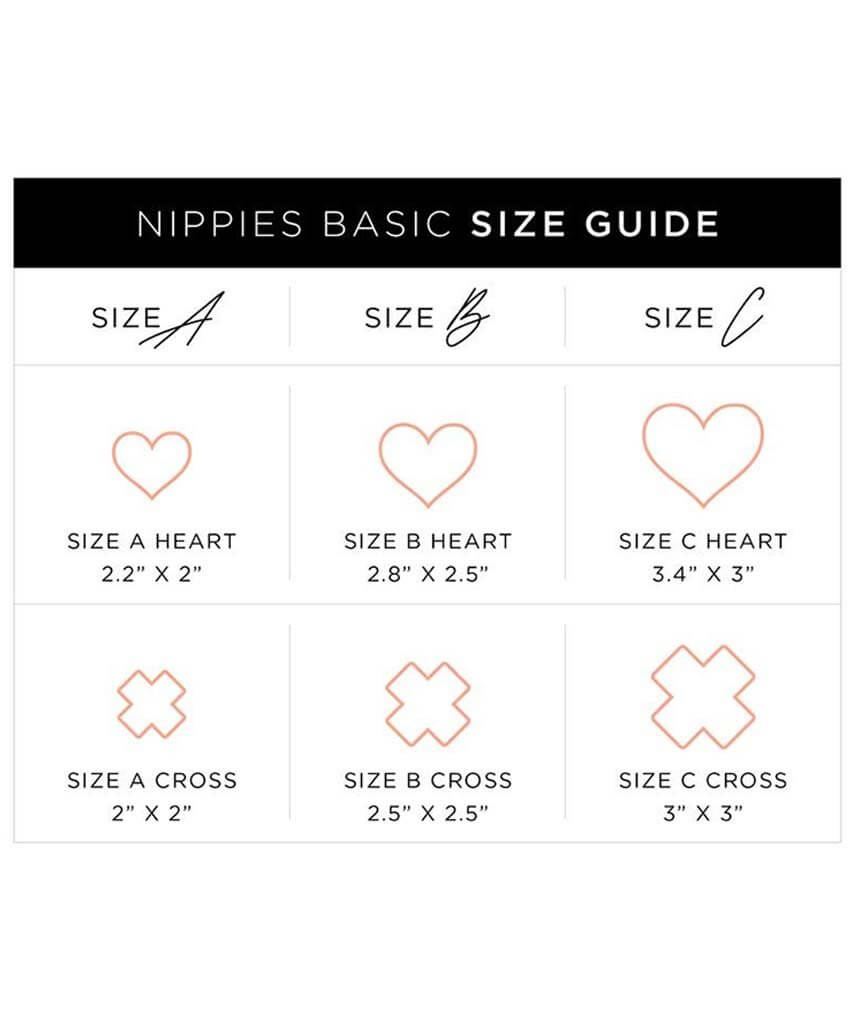 Adhesive Nippies Covers Creme Heart - miamidrugpossession