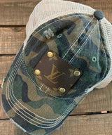 Adjustable LV Distressed Mesh Camo - miamidrugpossession