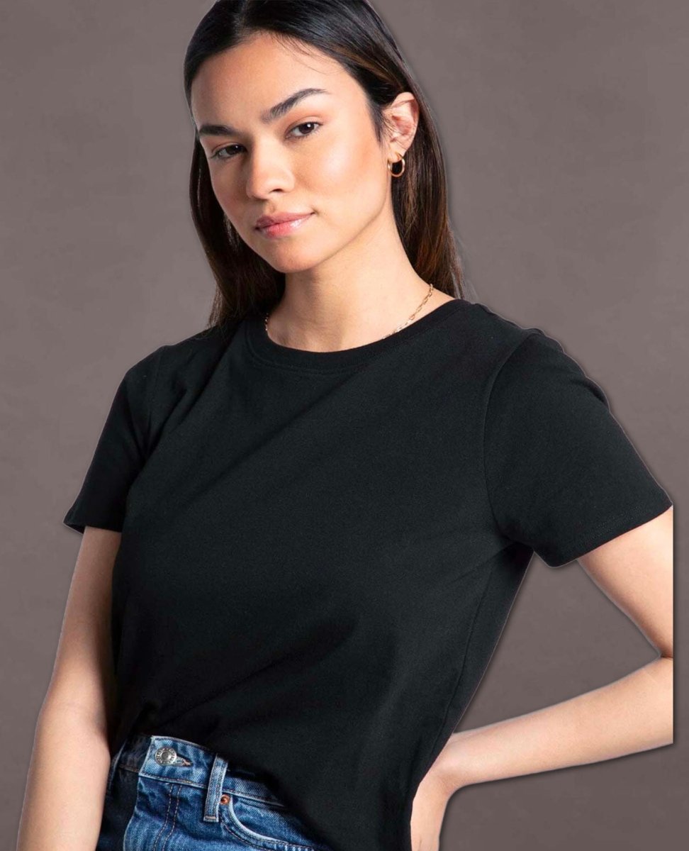 Aiden Short Sleeve Black Tee - miamidrugpossession