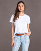 Aiden Short Sleeve Off White Tee - miamidrugpossession