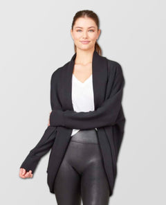 AirEssentials Cocoon Cardi Black - miamidrugpossession