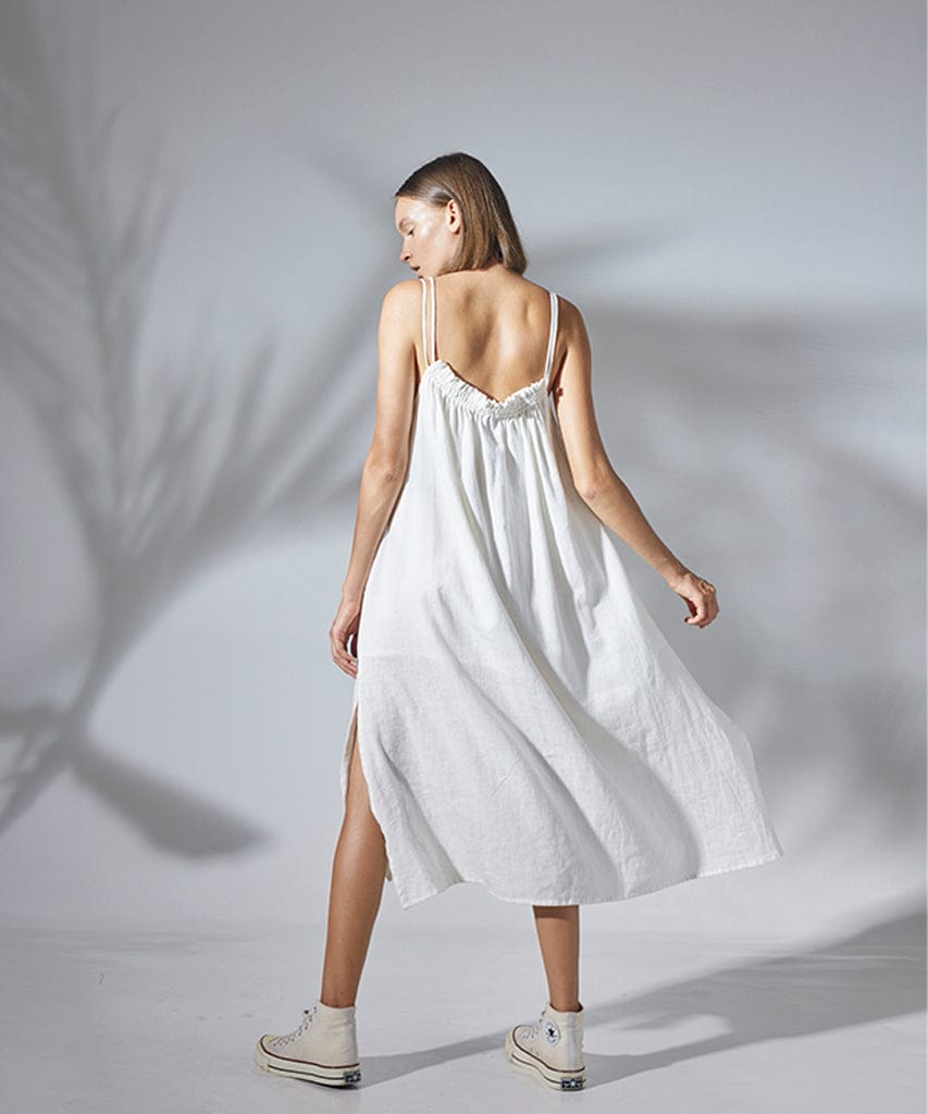 Alice Maxi Dress White - miamidrugpossession