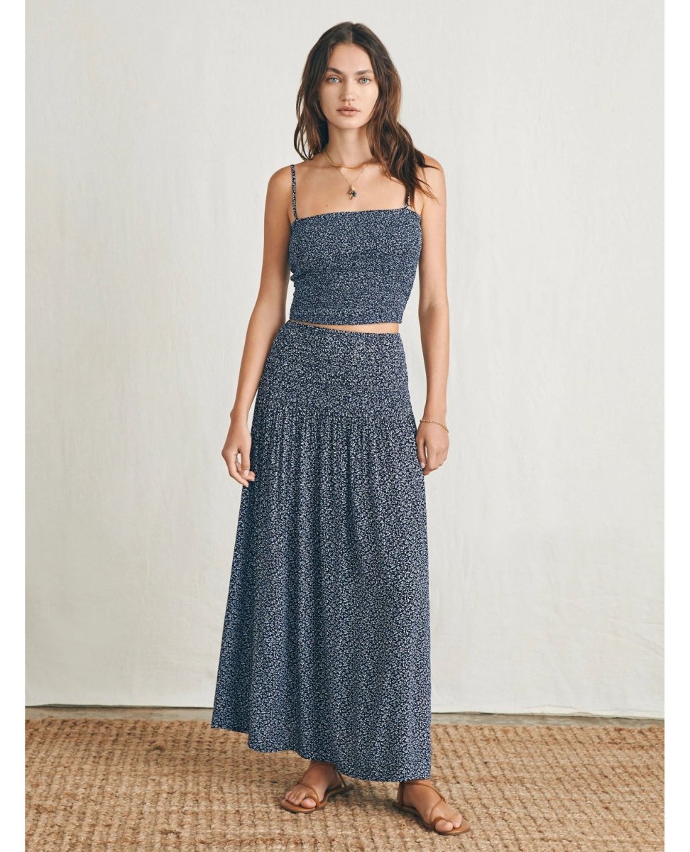 Alisee Skirt Navy Riverton - miamidrugpossession