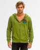 All Season Zip Hoodie Jungle Green Restocked - miamidrugpossession