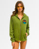 All Season Zip Hoodie Jungle Green Restocked - miamidrugpossession