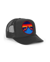 All Seasons Black Trucker Hat - PINK ARROWS