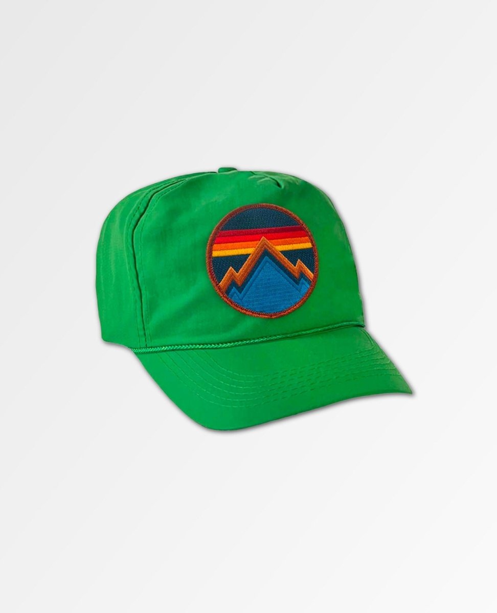 All Seasons Vintage Nylon Trucker Hat Kelly Green - miamidrugpossession