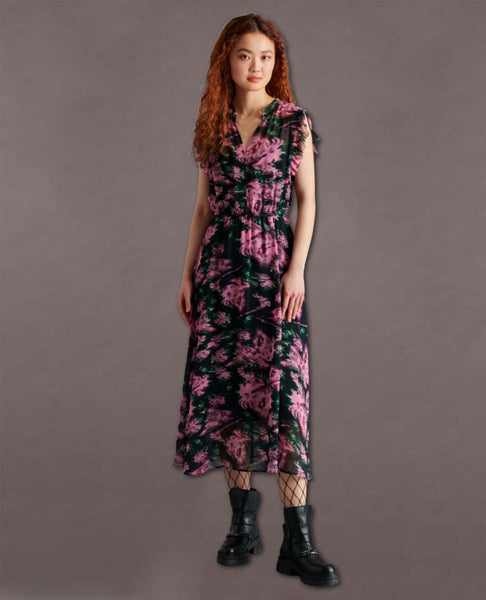 Allegra Black Multi Dress - clearpathherbicide