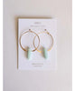 Amazonite Hoop Earrings - clearpathherbicide