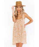 Ambres Mini Dress Sandy Cheetah - miamidrugpossession