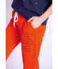 American Dreams Banded Pant Red Hot - miamidrugpossession