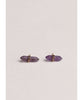 Amethst Mineral Point Healing Earrings - clearpathherbicide