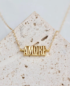 AMORE Necklace 18" - PINK ARROWS