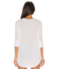 Amos Rib Tee White - miamidrugpossession