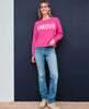 Amour Oversized Sweater Cerise - clearpathherbicide