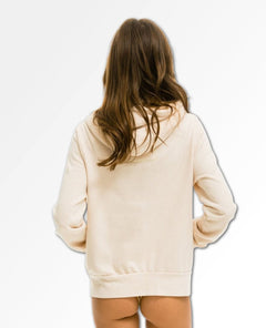 AN All Seasons Circle Hoodie Almond - miamidrugpossession