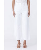 Anessa Ankle Wide Leg Crisp White - miamidrugpossession