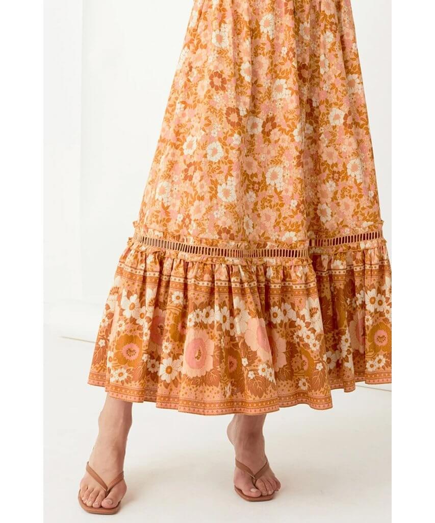 Anne Maxi Skirt Peach - clearpathherbicide