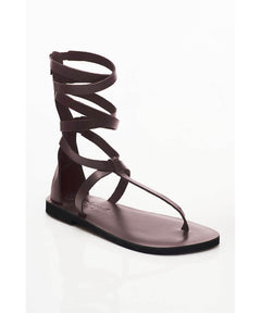 Anya Wrap Sandal Oxblood - clearpathherbicide