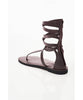 Anya Wrap Sandal Oxblood - miamidrugpossession