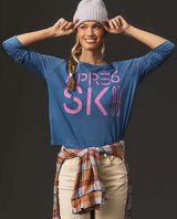 Apres Ski Long Sleeve T-Shirt - PINK ARROWS