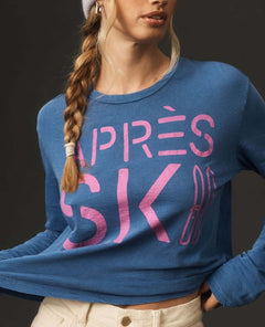 Apres Ski Long Sleeve T-Shirt - PINK ARROWS