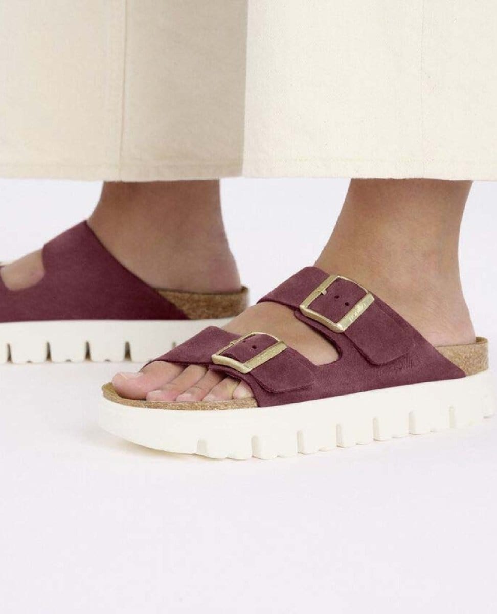 Arizona Platform Suede Berry Crush - PINK ARROWS