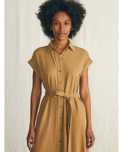 Arlie Shirtdress Short Sleeve Antique Bronze - clearpathherbicide