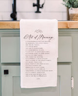 Art of Marriage Tea Towel - clearpathherbicide